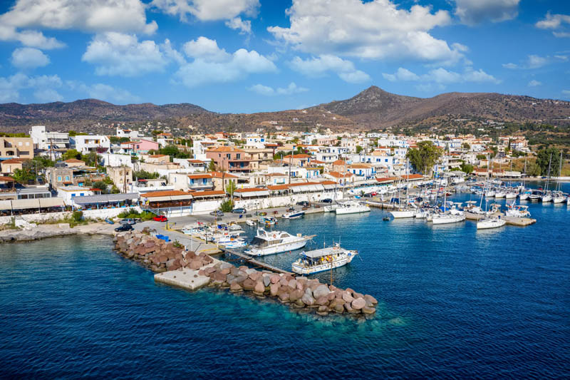 Panoramic,View,To,The,Small,Village,Of,Perdika,,A,Hub